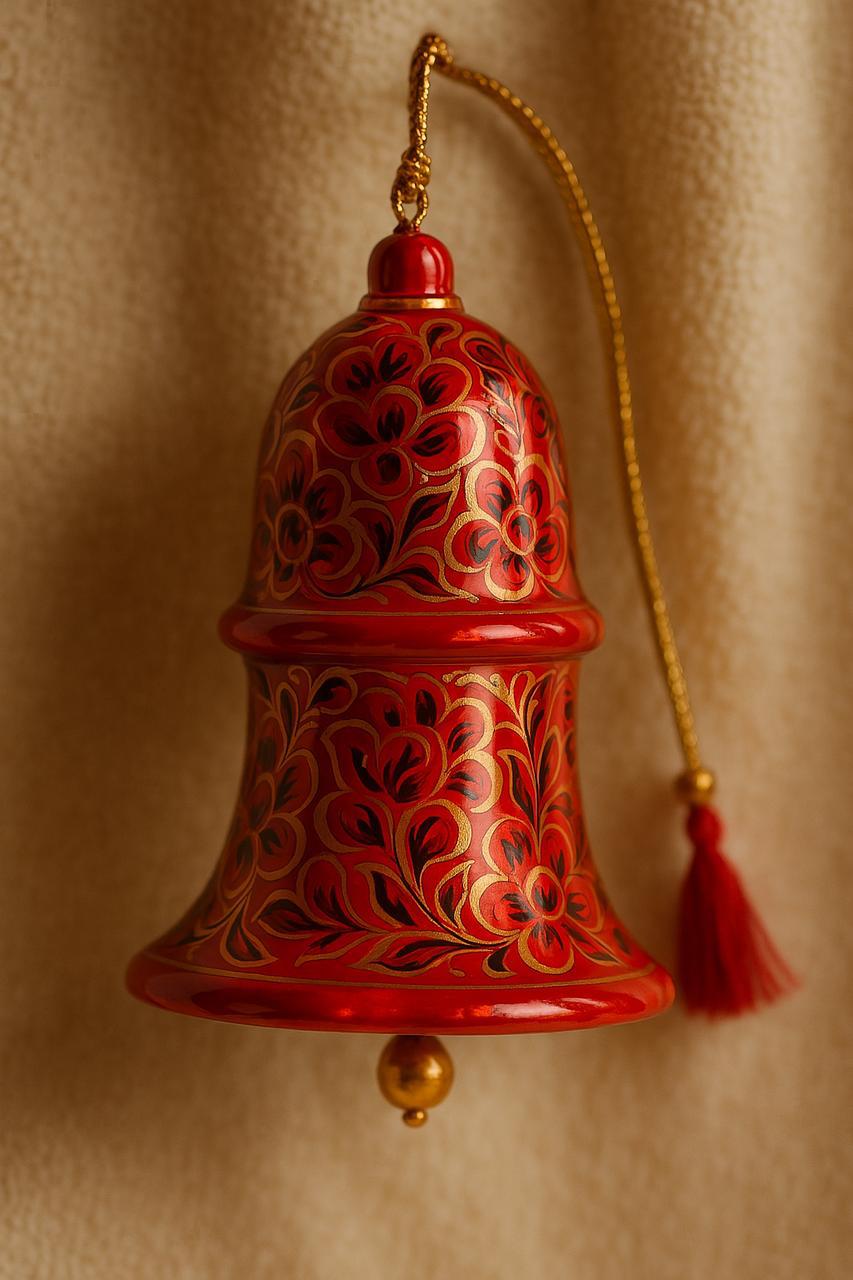 HANDCRAFTED ROYAL BELL (REDDISH GOLD PATTERN)